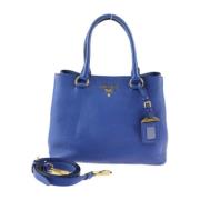 Prada Vintage Pre-owned Laeder prada-vskor Blue, Dam