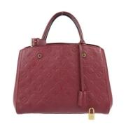 Louis Vuitton Vintage Pre-owned Tyg louis-vuitton-vskor Red, Dam