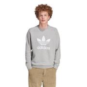 Adidas Klisk Trefoil Crewneck Sweatshirt Gray, Herr