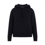 Bottega Veneta Kashmir Hoodie i Marinblå Blue, Dam