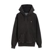 Dickies Klassisk Newington Hoodie för Män Black, Herr