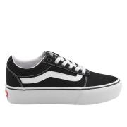 Vans Plattform Canvas Skor Svart/Vit Black, Dam