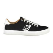 Napapijri Svart Polyester Sneaker Black, Herr