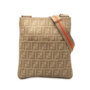 Fendi Vintage Pre-owned Plast axelremsvskor Beige, Dam