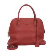 Hermès Vintage Pre-owned Tyg axelremsvskor Red, Dam