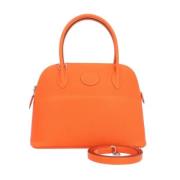 Hermès Vintage Pre-owned Tyg axelremsvskor Orange, Dam