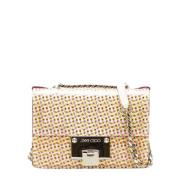 Jimmy Choo Pre-owned Pre-owned Tyg axelremsvskor Multicolor, Dam