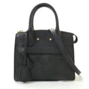 Louis Vuitton Vintage Pre-owned Tyg louis-vuitton-vskor Black, Dam