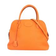 Hermès Vintage Pre-owned Tyg axelremsvskor Orange, Dam