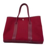 Hermès Vintage Pre-owned Tyg totevskor Red, Dam