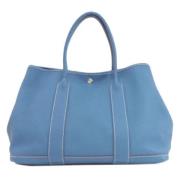 Hermès Vintage Pre-owned Tyg totevskor Blue, Dam