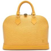 Louis Vuitton Vintage Pre-owned Tyg louis-vuitton-vskor Yellow, Dam