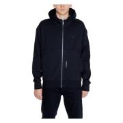 Calvin Klein Präglad Logosweatshirt Kollektion Bomullsblandning Black,...