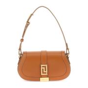 Versace Greca Goddess Mini Axelväska Brown, Dam