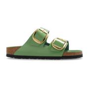 Birkenstock Arizona Big Buckle Slides Green, Dam