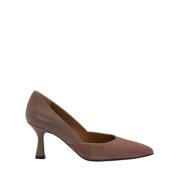 Lottusse Svart Lamm Carla Pumps Salon Brown, Dam