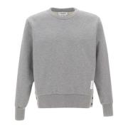 Thom Browne Grå Bomull Herr Sweatshirt Gray, Herr