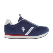 U.s. Polo Assn. Blå Snörade Sportsneakers Blue, Herr