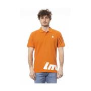 Invicta Orange Bomull Polo Skjorta med Logotyp Orange, Herr