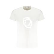 Trussardi Herr Tryckt Logotyp T-shirt White, Herr