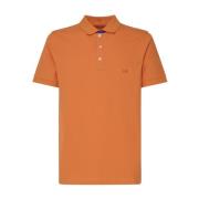 Fay Orange Polotröja Stretch Bomull Pique Orange, Herr