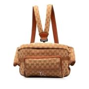 Gucci Vintage Pre-owned Tyg gucci-vskor Brown, Dam