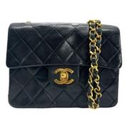 Chanel Vintage Pre-owned Laeder axelremsvskor Black, Dam