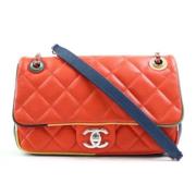 Chanel Vintage Pre-owned Laeder axelremsvskor Multicolor, Dam