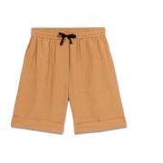 Oltre Linne Bermuda Shorts Beige, Dam