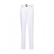 Versace Veckad Dragkedja Byxor White, Dam