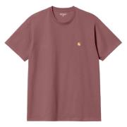 Carhartt Wip Chase Logo T-tröja Pink, Herr