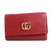 Gucci Vintage Pre-owned Laeder nyckelhllare Red, Dam