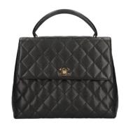 Chanel Vintage Pre-owned Tyg chanel-vskor Black, Dam