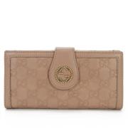 Gucci Vintage Pre-owned Laeder plnbcker Beige, Dam