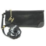 Chanel Vintage Pre-owned Tyg chanel-vskor Black, Dam