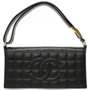 Chanel Vintage Pre-owned Tyg chanel-vskor Black, Dam