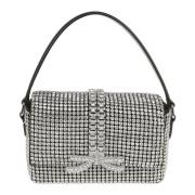 Self Portrait Metallic Clutches för Kvinnor Aw24 Gray, Dam