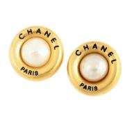 Chanel Vintage Pre-owned Metall chanel-smycken Yellow, Dam