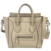 Celine Vintage Pre-owned Canvas celine-vskor Beige, Dam