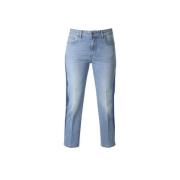 Kocca Blå Capri Denim Byxor Blue, Dam