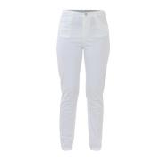 Kocca Vita Skinny Jeans i Bomull White, Dam