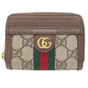 Gucci Vintage Pre-owned Canvas plnbcker Beige, Dam