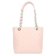 Chanel Vintage Pre-owned Tyg chanel-vskor Pink, Dam