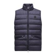 Moncler Lätt Chic Marin Dunväst Blue, Herr