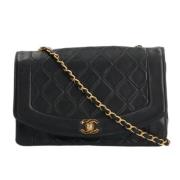 Chanel Vintage Pre-owned Tyg chanel-vskor Black, Dam