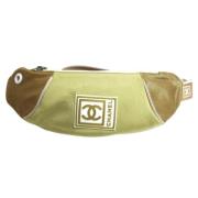 Chanel Vintage Pre-owned Tyg chanel-vskor Green, Dam