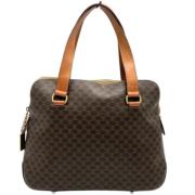 Celine Vintage Pre-owned Canvas totevskor Brown, Dam