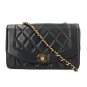 Chanel Vintage Pre-owned Tyg chanel-vskor Black, Dam