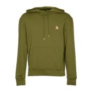 Maison Kitsuné Chillax Patch Hoodie Sweaters Green, Herr