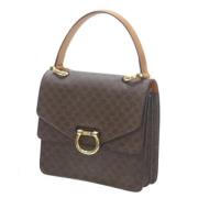 Celine Vintage Pre-owned Plast handvskor Brown, Dam